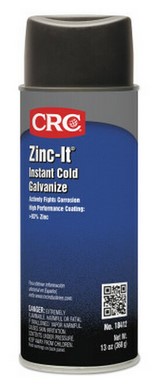 CRC18412 CRC ZINC-IT INSTANT COLD GALVANIZE 16 OZ AEROSOL