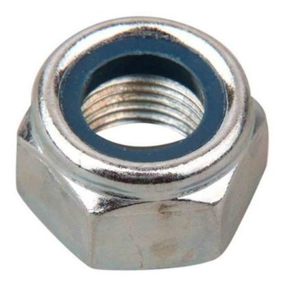 MNLN10M8-1.25ZP M8 - 1.25 CLASS 10 DIN985-10 NYLON INSERT LOCKNUT, COARSE ZINC PLATED