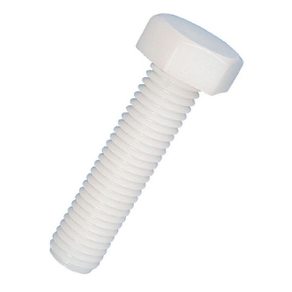 1/4" - 20 X 2" NC NYLON HEX BOLT
