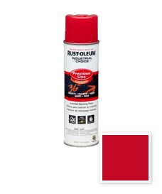 SAFETY RED M1600 SYSTEM SOLVENT-BASED PRECISION-LINE INVERTED MARKING PAINT AEROSOL