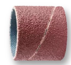 1" X 1" SPIRAL BAND - CYLINDRICAL TYPE, ALUMINUM OXIDE 60 GRIT