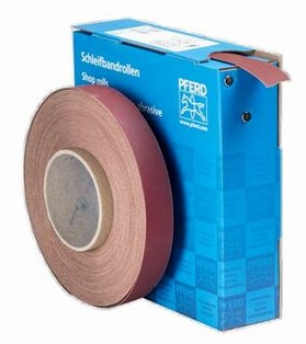 1" SHOP ROLL - RESIN/RESIN HEAVY DUTY - 50 YARD ROLL - ALUMINUM OXIDE - 400 GRIT