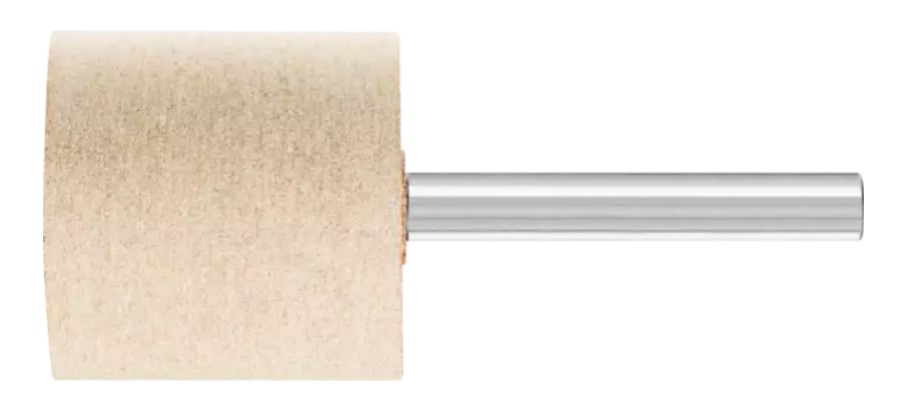 W230 POLIFLEX MOUNTED POINT - LEATHER BOND, 120 GRIT, 1/4" SHANK