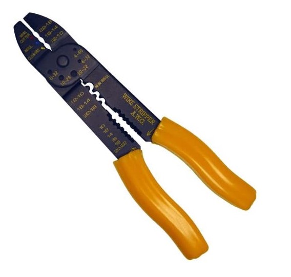 CRIMPING TOOL CUT/STRIP/CRIMP 22-10GA WIRE &amp; TERMINALS FRONT TIP WIRE CUTTR 1/PK