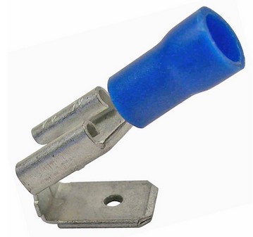 16-14 AWG FLARED VINYL INSULATED .250" MALE/FEMALE PIGGYBACK 50/PK