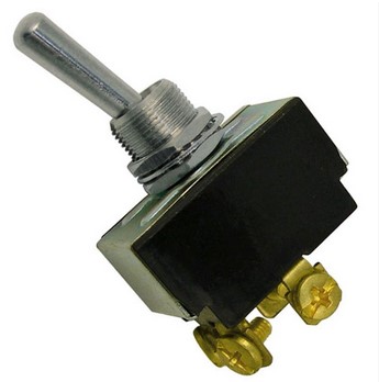 ON-OFF TOGGLE DPST BAT HANDLE 4 SCREWS 1/2" MOUNT HOLE 12V 25A 125VAC 20A  1 PC