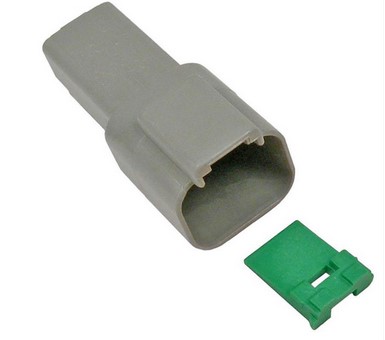 DEUTSCH DT SERIES 2-WAY FEMALE HOUSING &amp; WEDGELOCK 1 SET