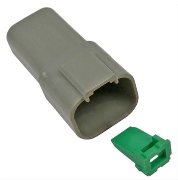 DEUTSCH DT SERIES 4-WAY FEMALE HOUSING &amp; WEDGELOCK 1 SET