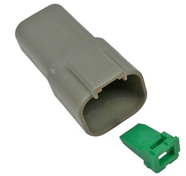 DEUTSCH DT SERIES 4-WAY FEMALE HOUSING &amp; WEDGELOCK 1 SET/PK