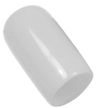 3/16" ID WHITE FLEXIBLE VINYL CARBURETOR CAP  20/PK