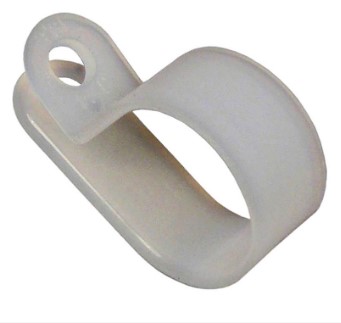 1" ID NATURAL NYLON CLAMP  4/PK
