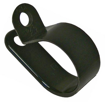 1/4" ID BLACK NYLON CLAMP  35 PCS