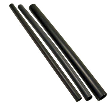 3/8" ID RIGID POLYOLEFIN DUAL WALL WATERPROOF BLACK SHRINK TUBING 4 6" PCS/PK