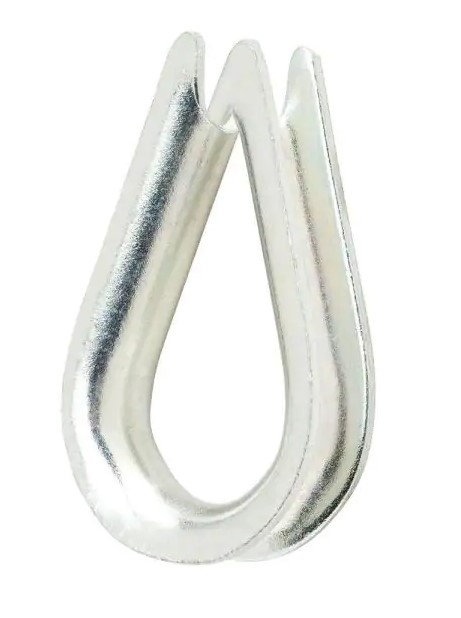3/16" REGULAR WIRE ROPE THIMBLES ZINC PLATED