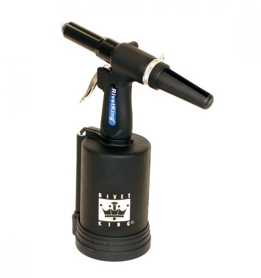 RIVETKING ECONOLINE PNEUMATIC/HYDRAULIC BLIND RIVETER TOOL 1/4" MAX ALL MAT.