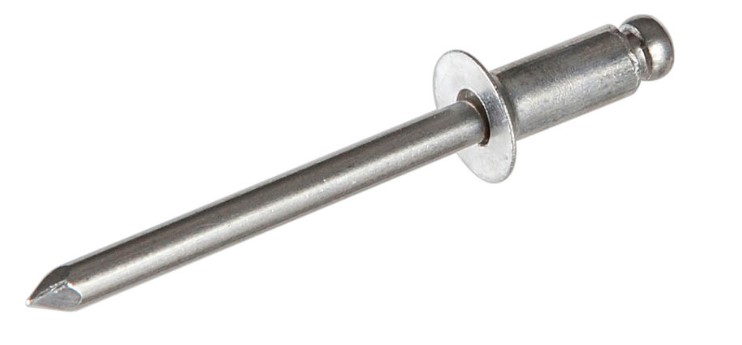 1/8" (.125) (#30 DRILL) .062-.125 GRIP ALUM / ALUM BLIND RIVET, CTSK (120 DEGREE)