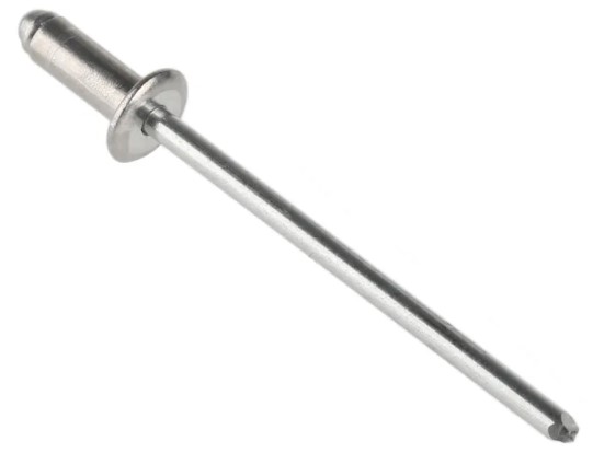 1/8" (.125) (#30 DRILL) 0.188.-0.250 GRIP ALL STAINLESS BLIND RIVET, DOMED