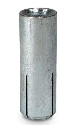5/8" - 11 SIMPSON DROP-IN INTERNALLY THREADED ANCHOR, LIPLESS ZP