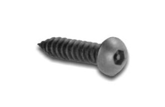 #10 X 2 1/2" PIN-HEX BUTTON HD TAPPING SCREW 18-8 STAINLESS
