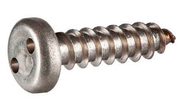 #8 X 1/2" TAMPER RESIST SPANNER NOTCH ZINC