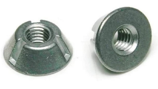1/2-13  "TAMPRUF" TRI-GRUV NUT TAMPER RESIST STAINLESS 316