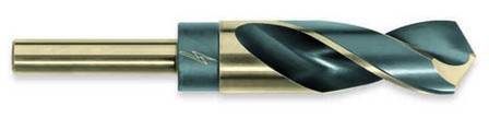 61/64 T9FHD, FRACTIONAL, THUNDERBIT, S&amp;D, HSS, 118 SPLIT POINT, 1/2" SHANK, 3-FLATS, BLACK &amp; BRONZ