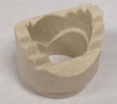 3/4" INSIDE ANGLE CERAMIC FERRULE FOR WELD STUD, 1/2" RADIUS