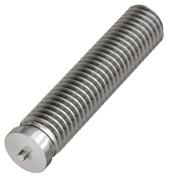 #10 - 24 X 3/4 CD THREADED WELD STUD STAINLESS STEEL