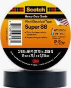 3M/SCOTCH VINYL ELECTRICAL TAPE SUPER 88, 3/4 IN X 66 FT