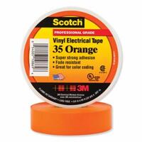 3M / SCOTCH VINYL ELECTRICAL COLOR CODING TAPE 35, 3/4 IN X 66 FT, ORANGE