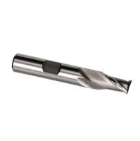 1-1/8&quot; X 7/8&quot; SHANK X 3-7/8&quot; OAL 2-FLUTE, CENTER CUT, SINGLE END MILL, HSS