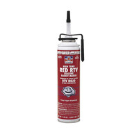 PERMATEX HIGH-TEMP RED RTV SILICONE GASKET, 7.25 OZ POWERBEAD CAN