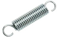 EXTENSION SPRING 0.437OD X 3.608 OAL X 0.054 WIRE, OPEN LOOP