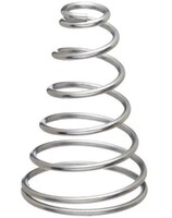1.250 X 1.375 X 3 X 0.120 TAPERED COMPRESSION SPRING STAINLESS STEEL
