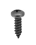 #8 X 1/2 PHILLIPS PAN HEAD TAPPING SCREW BLACK OXIDE