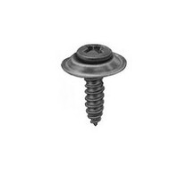 #6 X 1 PHIL OVAL HD AB TAPPING SEMS - BLACK PHOS