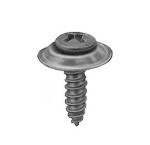 #8 X 5/8 PHIL OVAL #6 HD AB TAPPING SEMS - BLACK