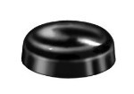 POP-ON SCREW COVER - BLACK - #6