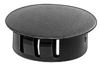 BLACK NYLON LOCKING HOLE PLUG 1/4