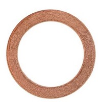 COPPER OIL DRAIN PLUG GASKET 16MM I.D.