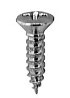 6 X 1/2 PHILLIPS OVAL HEAD TAP SCREW CHROME