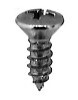 8 X 1/2 PHILLIPS OVAL HEAD TAP SCREW CHROME