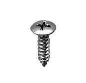 8 X 5/8 PHILLIPS OVAL HEAD TAP SCREW CHROME