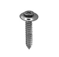 8 X 1 PHIL OVAL HD SEMS TAP SCREW CNTRSNK CHRM