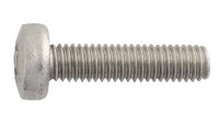 8 X 3/4 SLOTTED HEX WASHER HEAD TAP SCREW ZINC