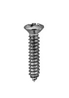 #4 X 3/8 PHILLIPS OVAL HEAD SCREW CHROME