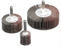 1 X 1 X 1/4 ALUMINUM OXIDE 120G ALUMINUM OXIDE FLAP WHEELS - 1/4