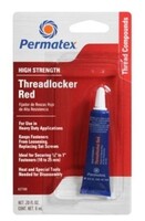 PERMATEX? HIGH STRENGTH THREADLOCKER RED