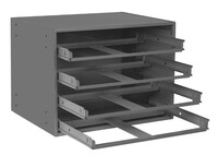 SLIDE RACK - HOLDS 4 LARGE COMPARTMENT BOXES (4LR)