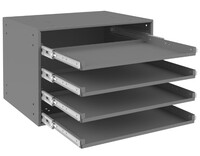 SLIDE RACK - HOLDS 4 LARGE COMPARTMENT BOXES (4LR)